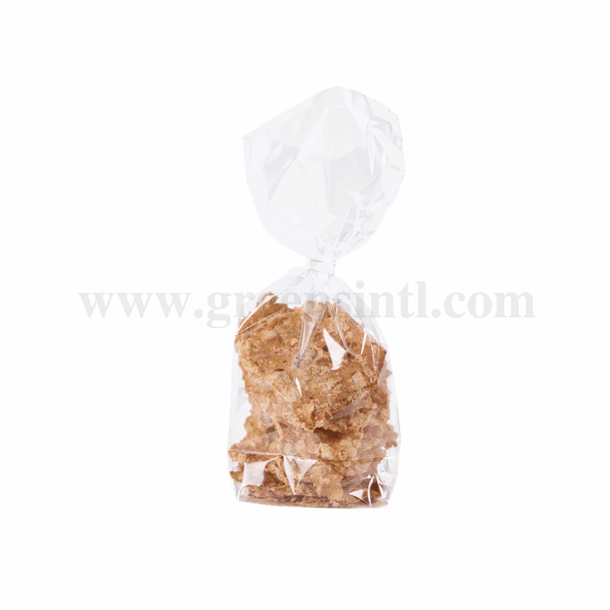 GREENS CHOICE Cellophane Cookies Bag Neutre Premium 250 x 370mm-100 Pcs.