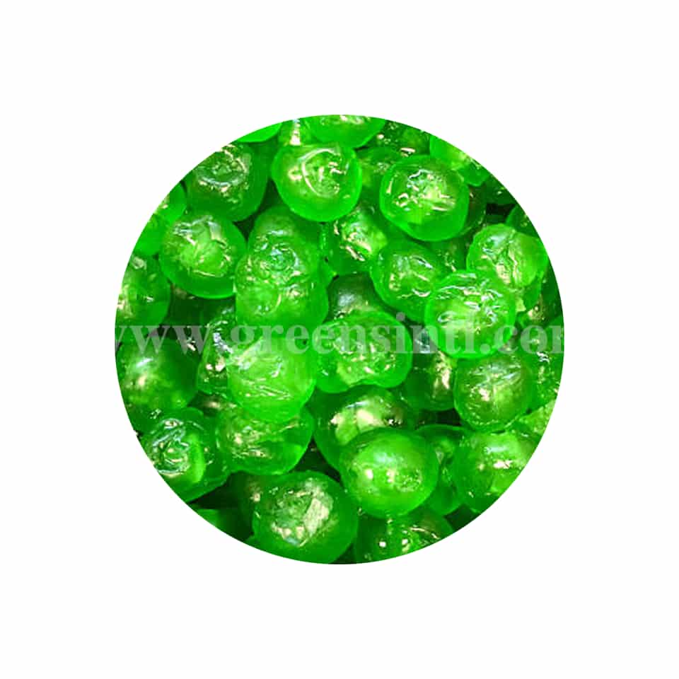 GREENS CHOICE Candied Green Cherries 10 Kg
