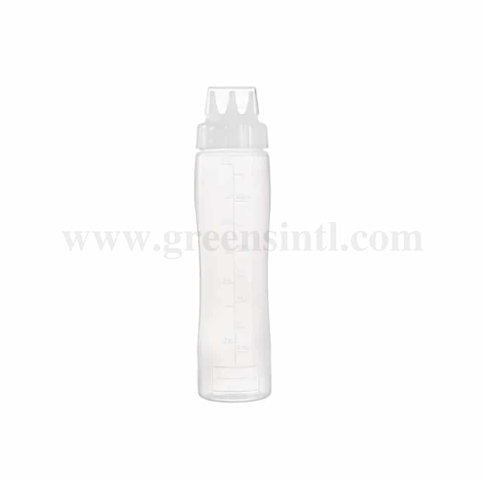 ARAVEN Squeeze Sauce Bottle 3 Nozzle D75x212-50cl