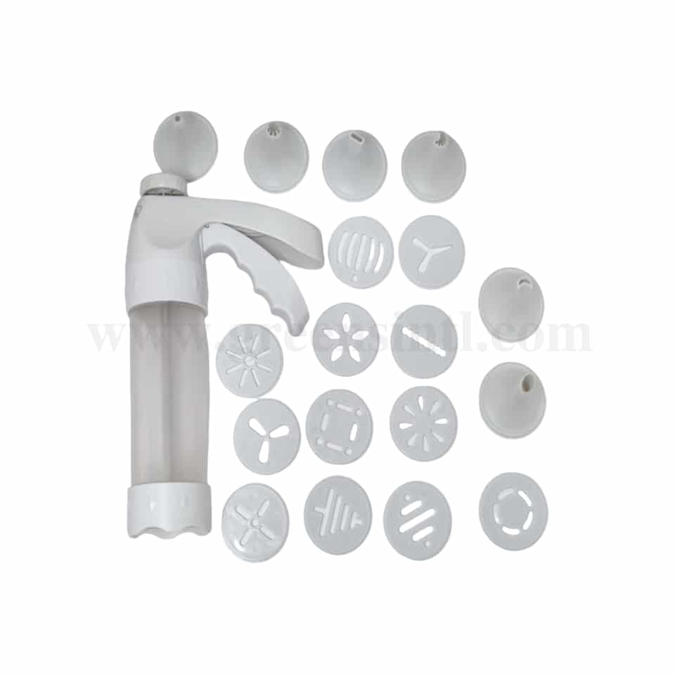 GREENS CHOICE Cookie/Biscuit Press Gun -18 Disks