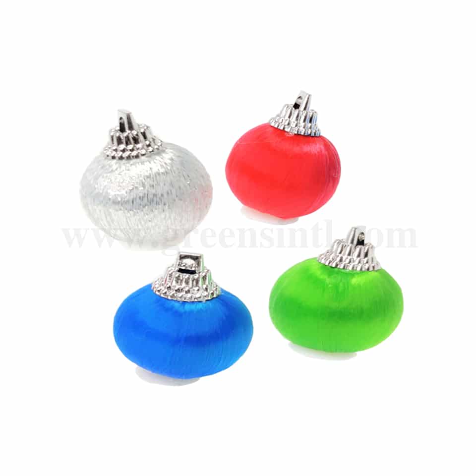 GREENS CHOICE Christmas Cake Topper- Christmas Baubles D 25 mm-50 Pcs
