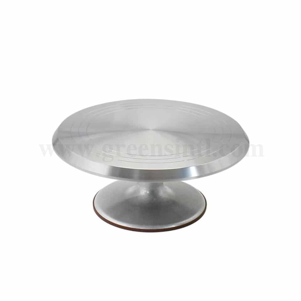 GREENS CHOICE Professional Cake Turn Table / Rotating Table Aluminium Alloy 300 mm