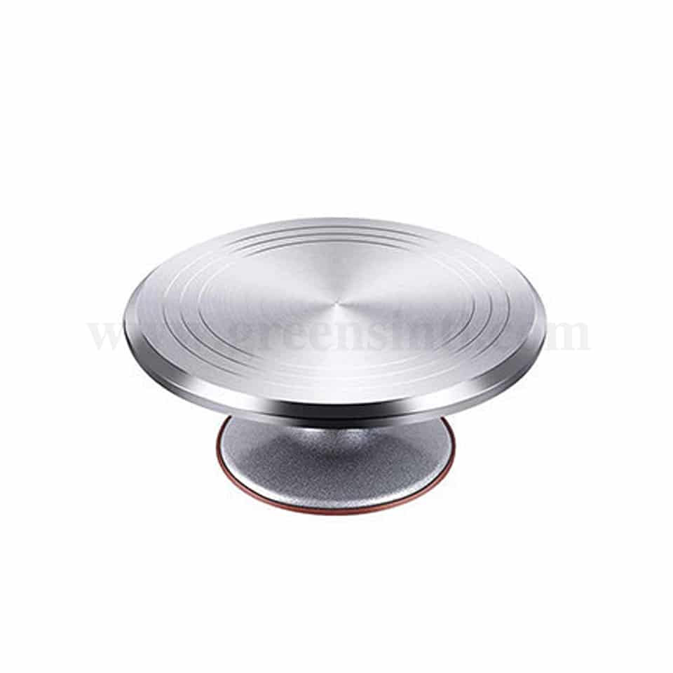 GREENS CHOICE Professional Cake Turn Table / Rotating Table Aluminium Alloy 230 mm