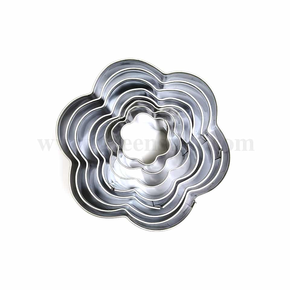 GREENS CHOICE Plain Flower Cutter Set of 9
