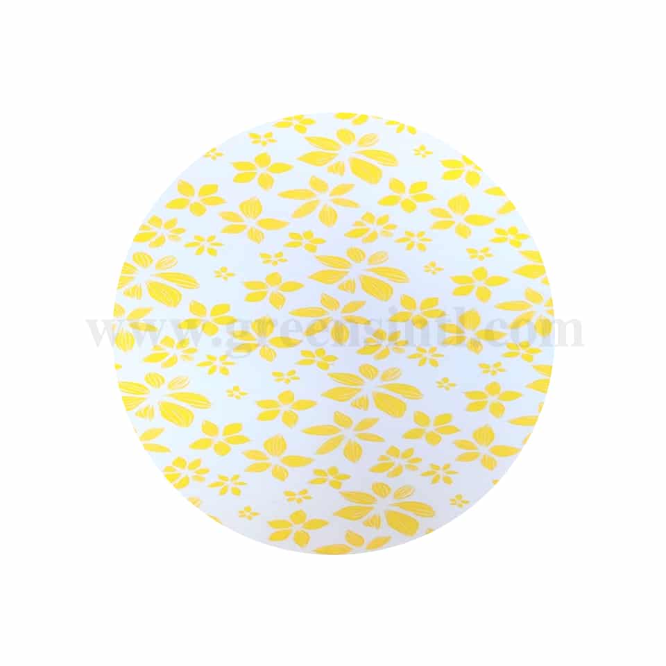 GREENS CHOICE Chocolate Transfer Sheet Floral Gold 250 x 350 mm-50 Sheets