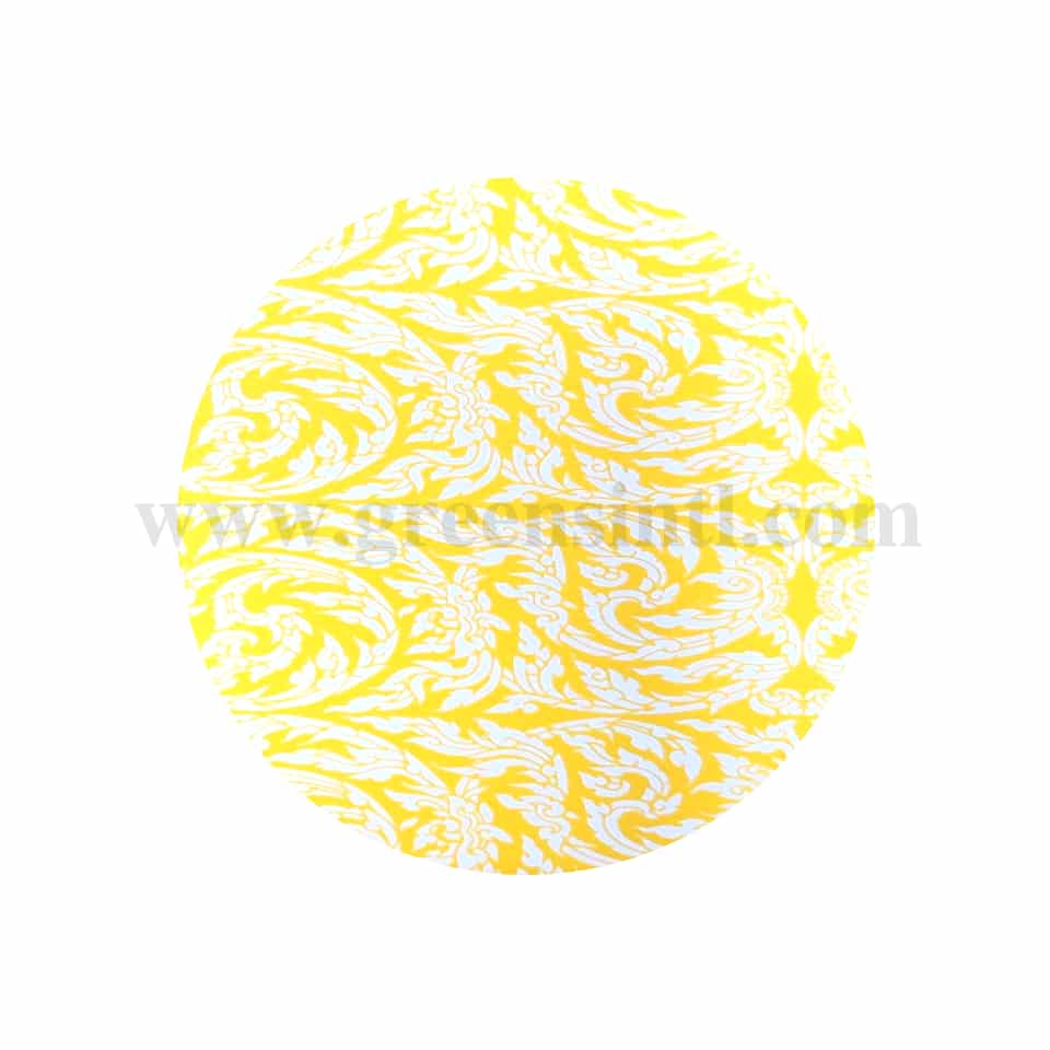 GREENS CHOICE Chocolate Transfer Sheet Thai Pattern Gold 250 x 350 mm-50 Sheets
