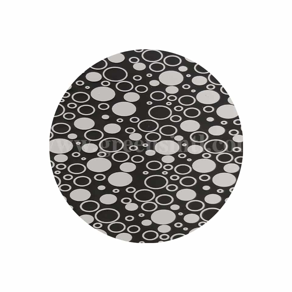 GREENS CHOICE Chocolate Transfer Sheet Bubbles Pattern White 250 x 350 mm-50 Sheets