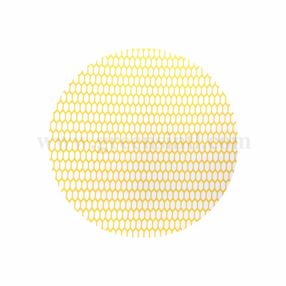 GREENS CHOICE Chocolate Transfer Sheet Honey Comb Gold 250 x 350 mm-50 Sheets