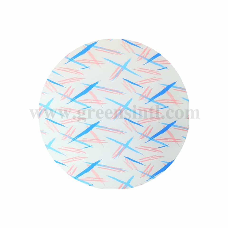 GREENS CHOICE Chocolate Transfer Sheet Modern Brushes Blue and Pink 250 x 350 mm-5 Sheets