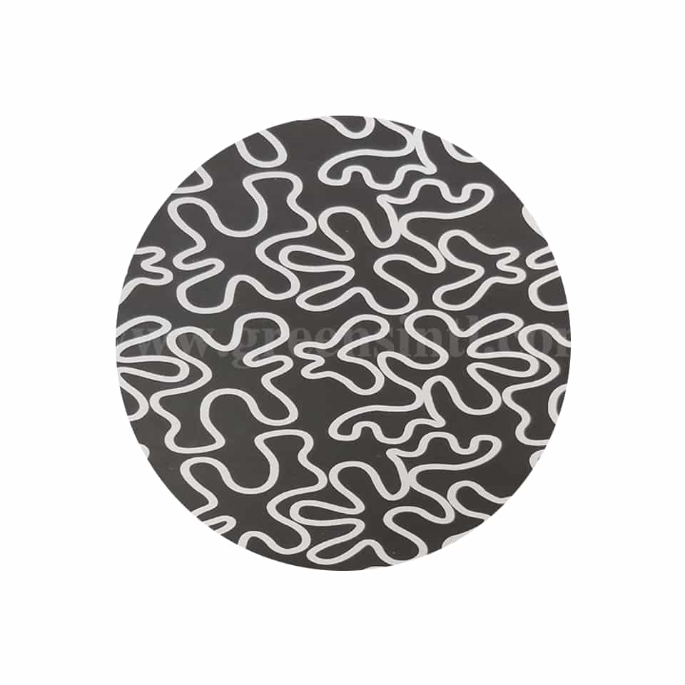 GREENS CHOICE Chocolate Transfer Sheet Wave Lines White 250 x 350 mm-5 Sheets