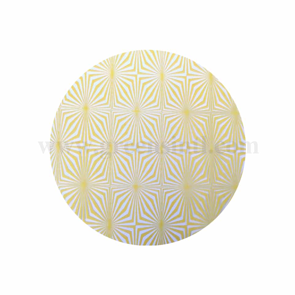GREENS CHOICE Chocolate Transfer Sheet 3D Gold Star Pattern 250 x 350 mm-5 Sheets