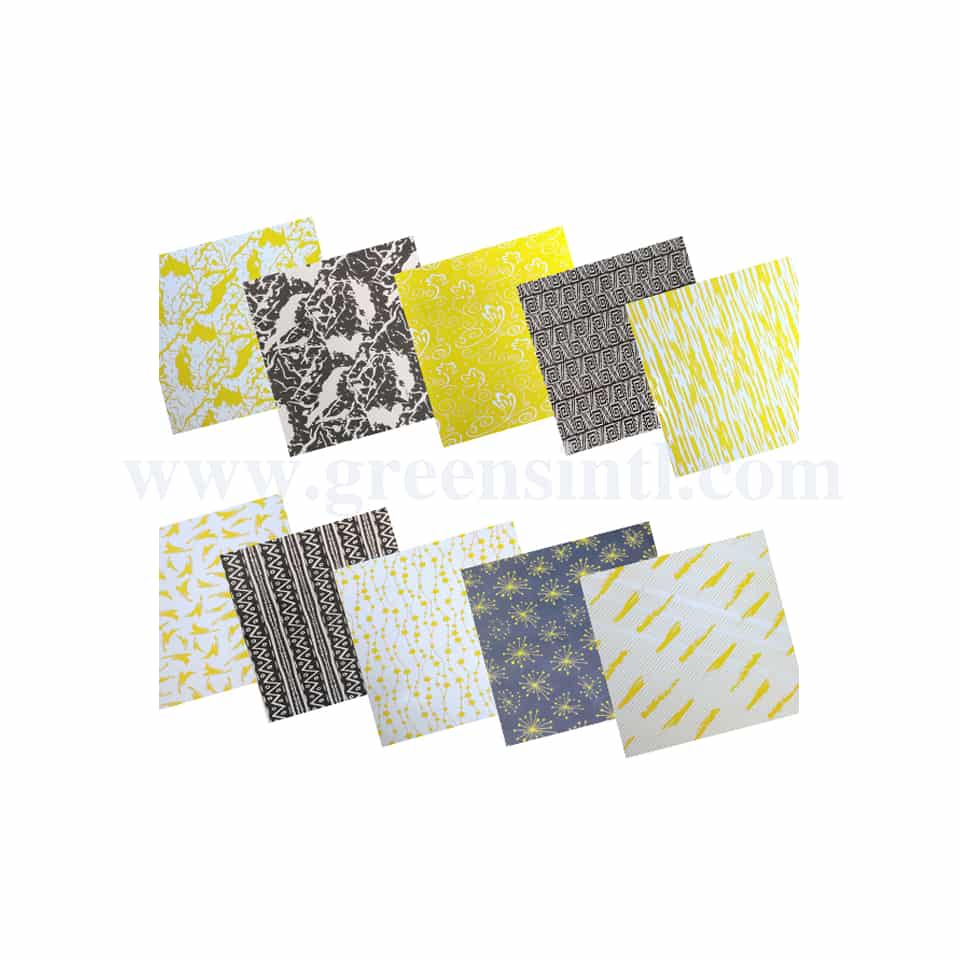 GREENS CHOICE Chocolate Transfer Sheet Assorted 2- 250 x 350 mm-10 Sheets