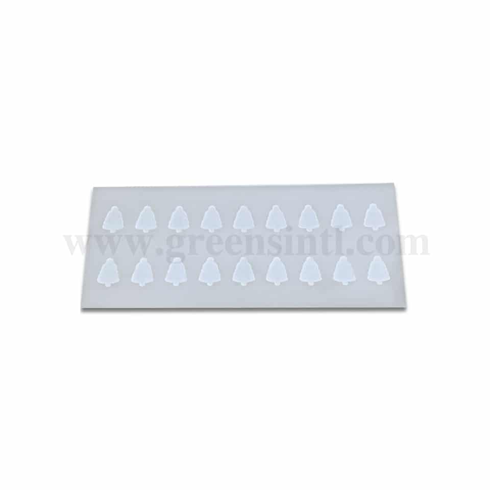 GREENS CHOICE Chocolate Decorations Stencil-Penguin Head 26 x 35 mm-18 Indents