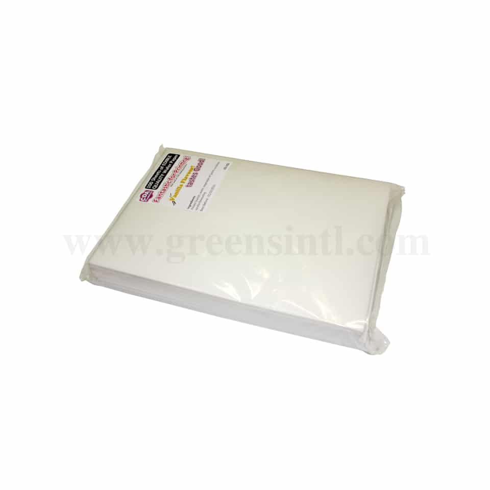 CDA Wafer Paper Mild Sweet Vanilla Flavour A4 Card - 300 x 210 mm -50 Pcs