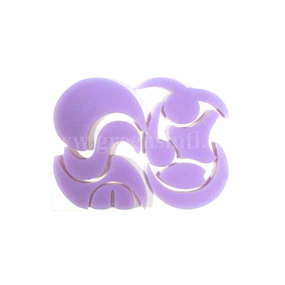 CHICAGO SCHOOL OF MOLD MAKING Swirl Chop 280 x 240 x 10 mm