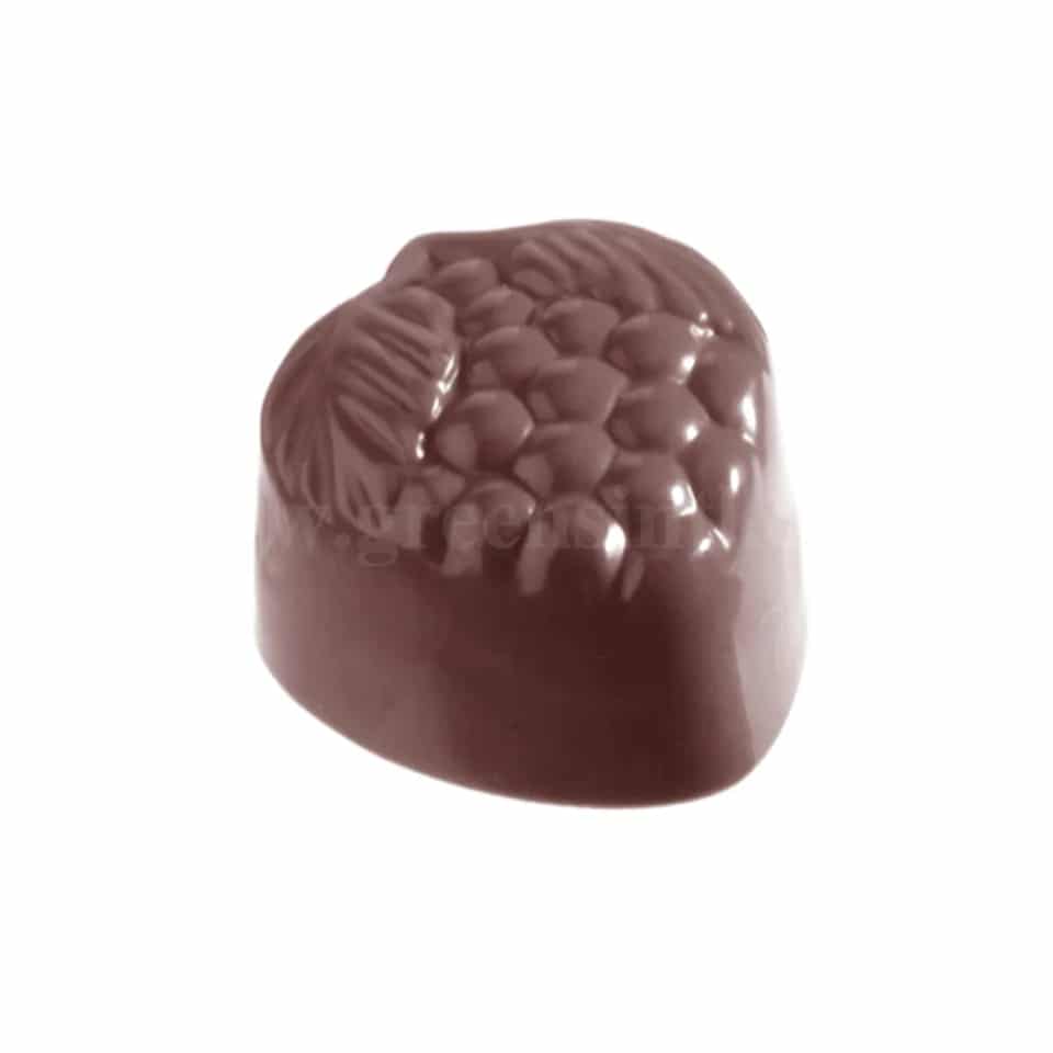 CHOCOLATE WORLD Chocolate Mould Raspberry 30x27xh18mm