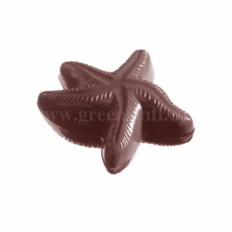 CHOCOLATE WORLD Chocolate Mould Star Fish 38x29xh7mm