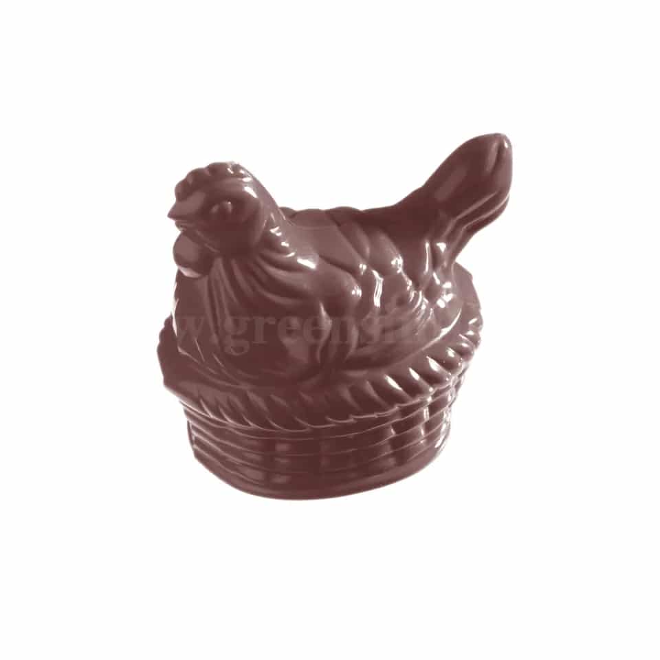 CHOCOLATE WORLD Chocolate Mould Chicken On Nest 79x83xh30mm