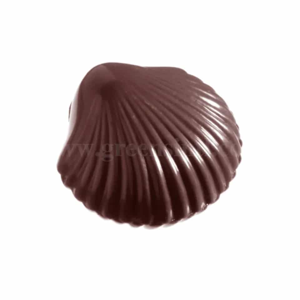 CHOCOLATE WORLD Chocolate Mould Cockle 28x30xh9mm