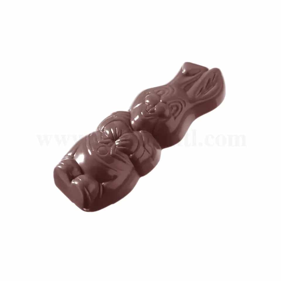 CHOCOLATE WORLD Chocolate Mould Hare Carak 67x25xh10mm