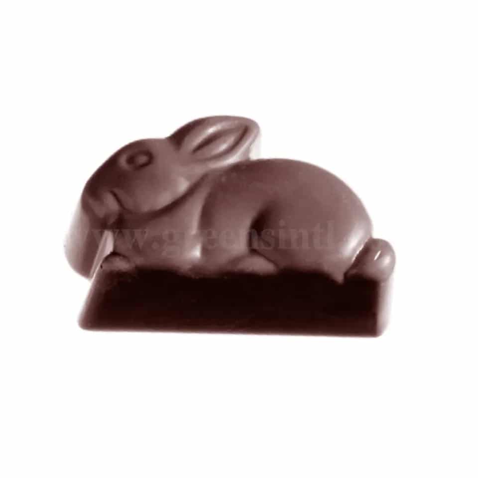 CHOCOLATE WORLD Chocolate Mould Rabbit 38x25xh14mm