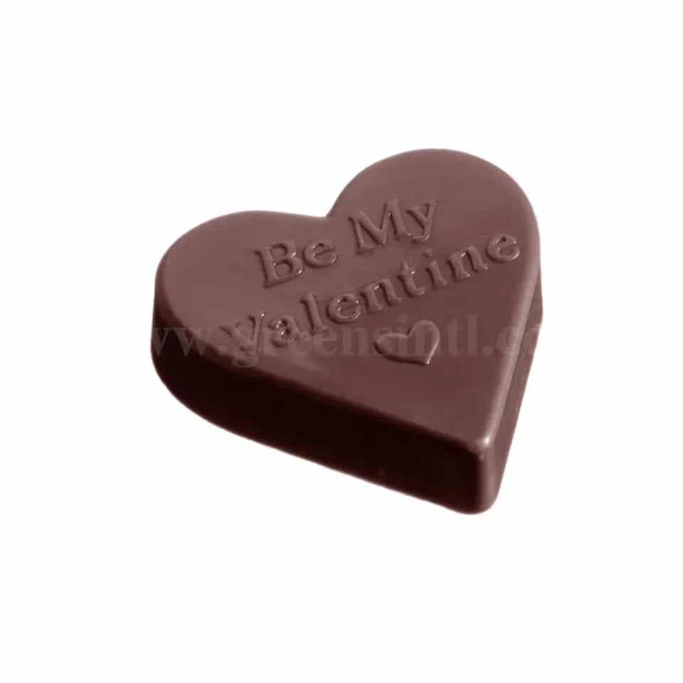 CHOCOLATE WORLD Chocolate Heart Valentine Mould 52x52xh12mm