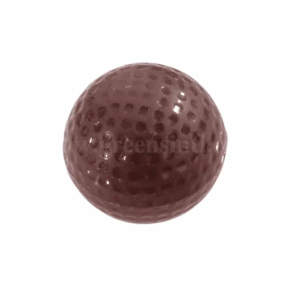 CHOCOLATE WORLD Chocolate Mould Golf Ball Mini 30x30xh15mm