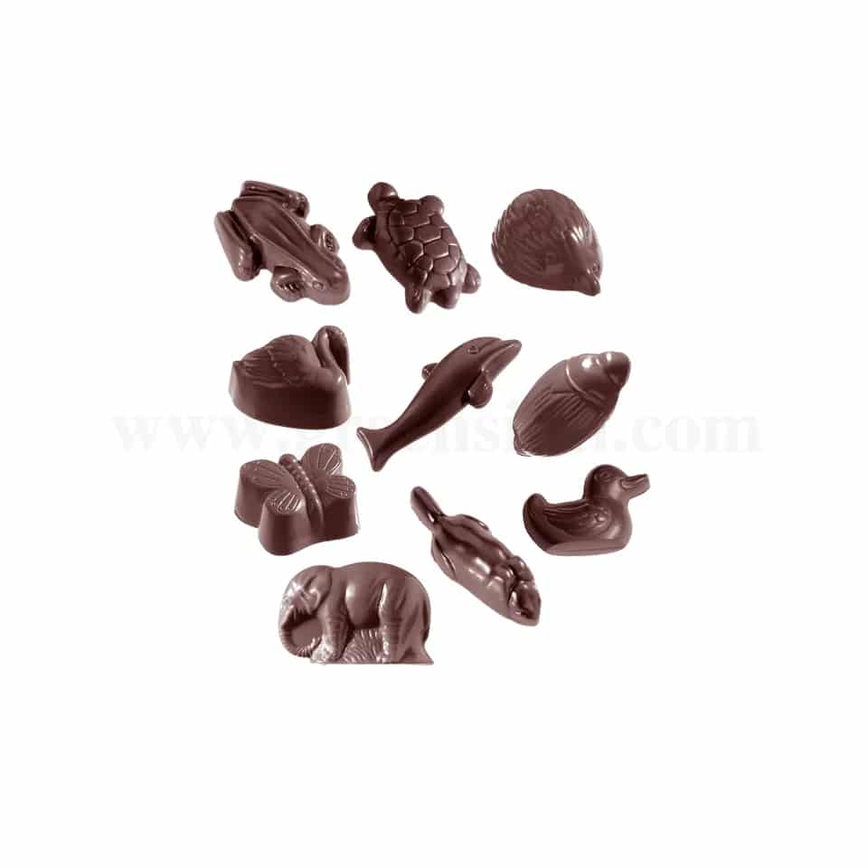 CHOCOLATE WORLD Chocolate Mould Animals 10 Fig