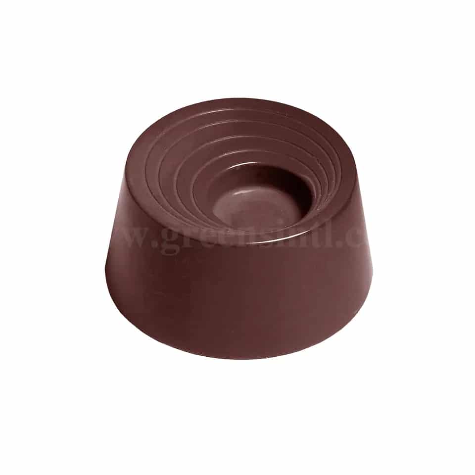 CHOCOLATE WORLD Chocolate Mould Cylinder With Engaving 31x31xh15.4mm