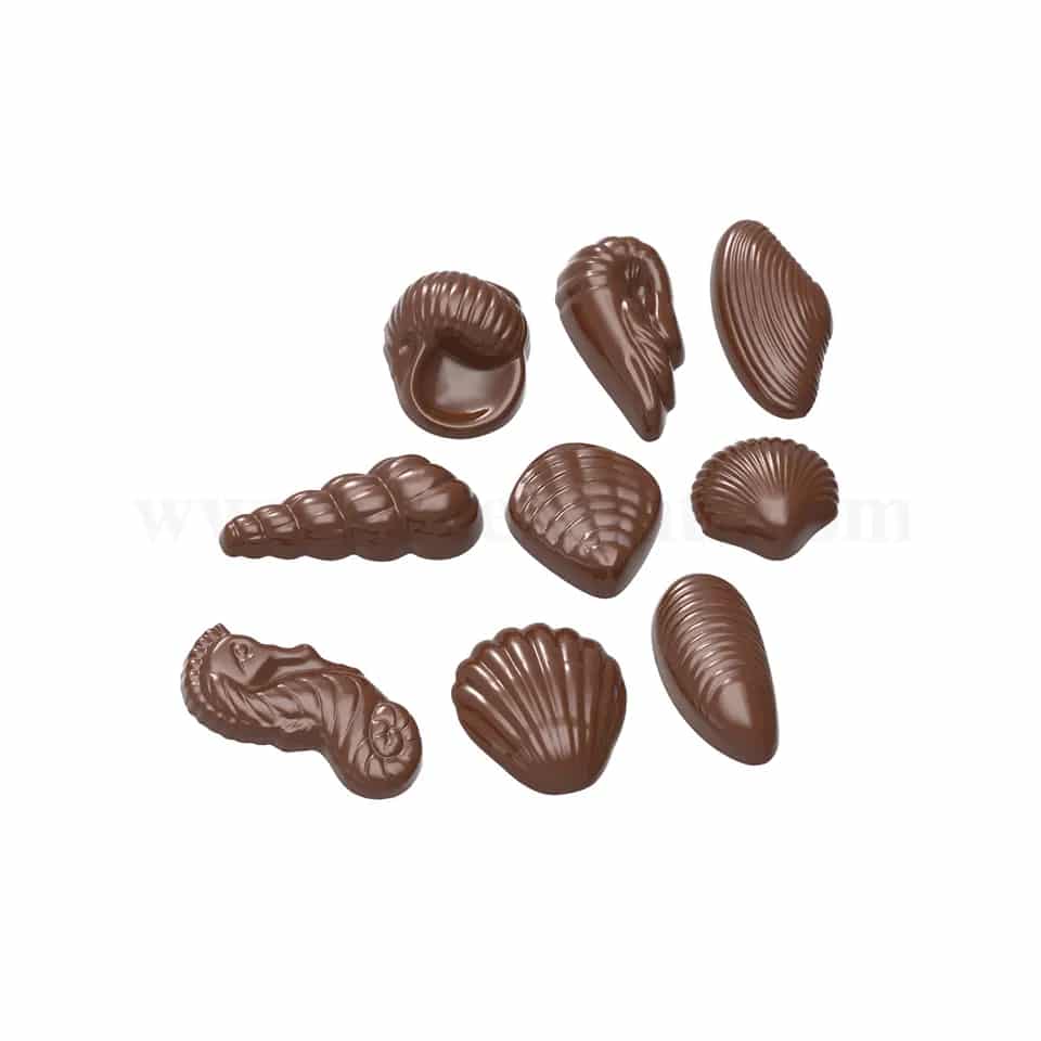 CHOCOLATE WORLD Chocolate Mould Seafood 9 Fig