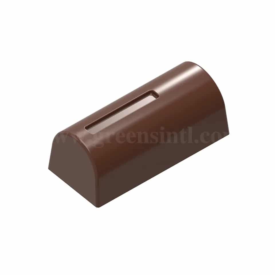 CHOCOLATE WORLD Chocolate Mould Buche Line - Ernst Knam 39x18x15.5mm