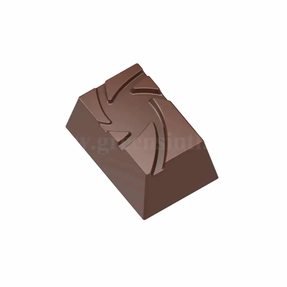 CHOCOLATE WORLD Chocolate Mould Aperture - Arthur Tuytel 32x21x14mm