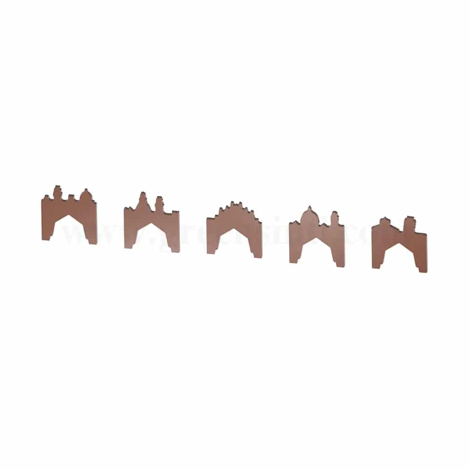 CHOCOLATE WORLD Chocolate Mould "Skyline" 28x25xh2 mm