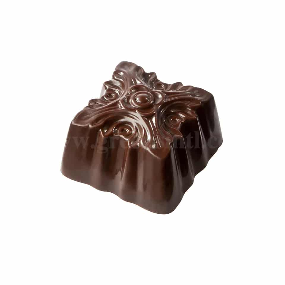 CHOCOLATE WORLD Chocolate Mould Ornament Square 30.5x30.5xh19.5 mm