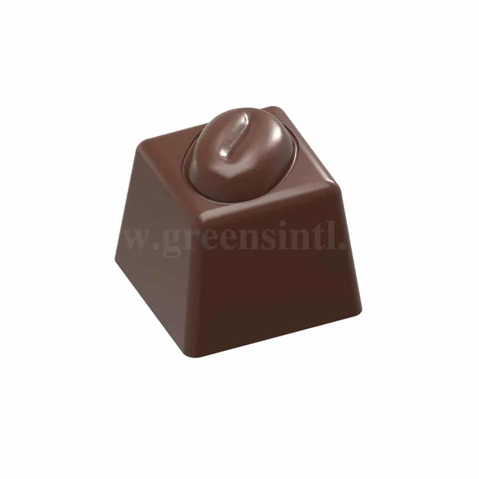 CHOCOLATE WORLD Chocolate Mould Cube Coffee Bean 6.9 G