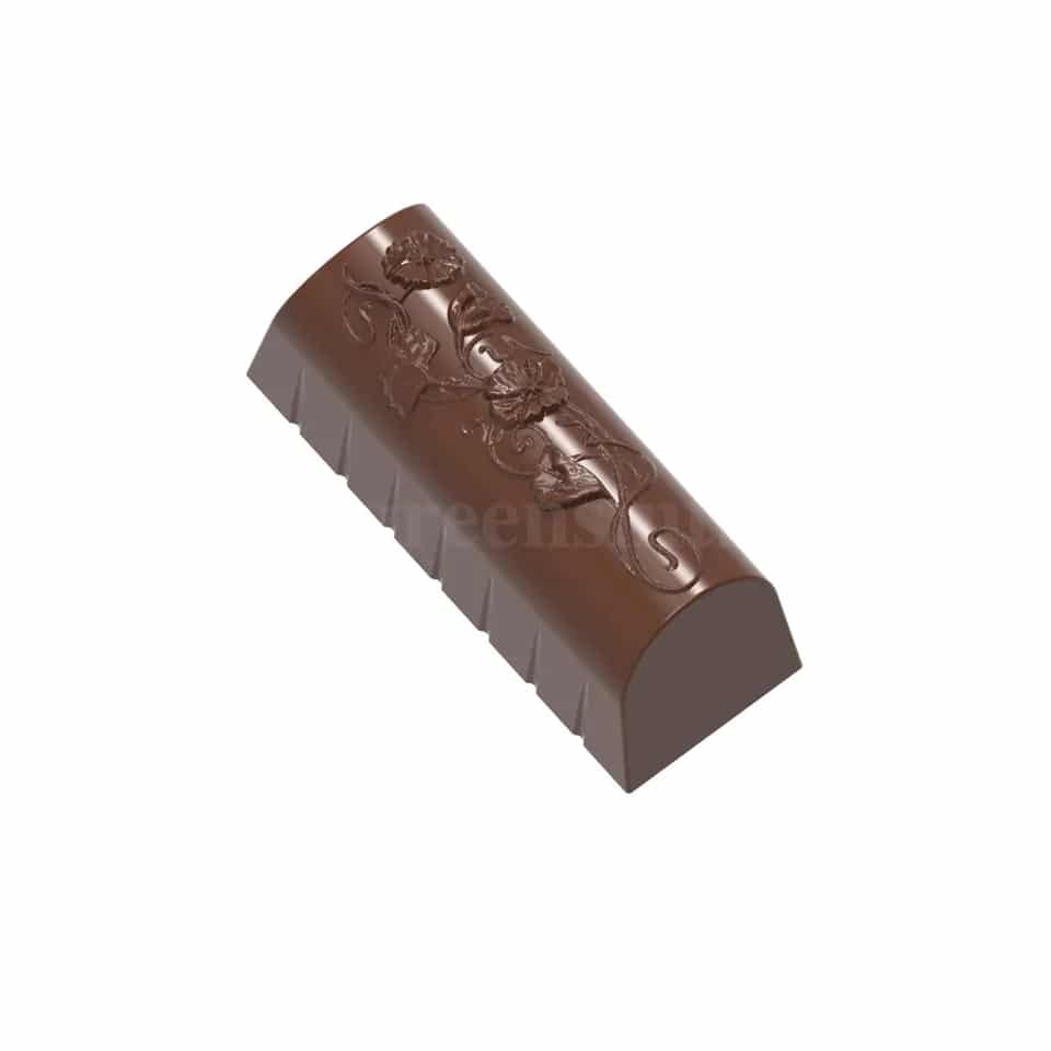 CHOCOLATE WORLD Chocolate Mould Buche Poppy 39.5x15xh15 mm