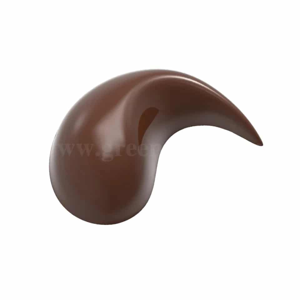 CHOCOLATE WORLD Chocolate Mould Praline Drop - Frank Haasnoot 42x31xh16 mm