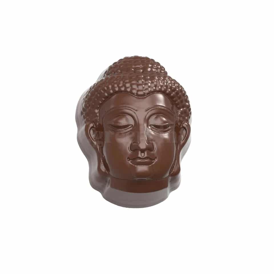 CHOCOLATE WORLD Chocolate Mould Buddha Head 27x35xh19 mm