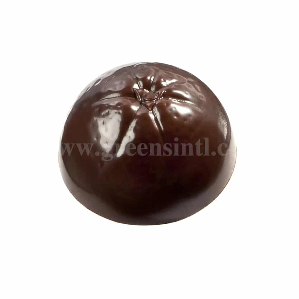 CHOCOLATE WORLD Chocolate Mould Half Orange - Akihiro Kakimoto 30x30xh16 mm