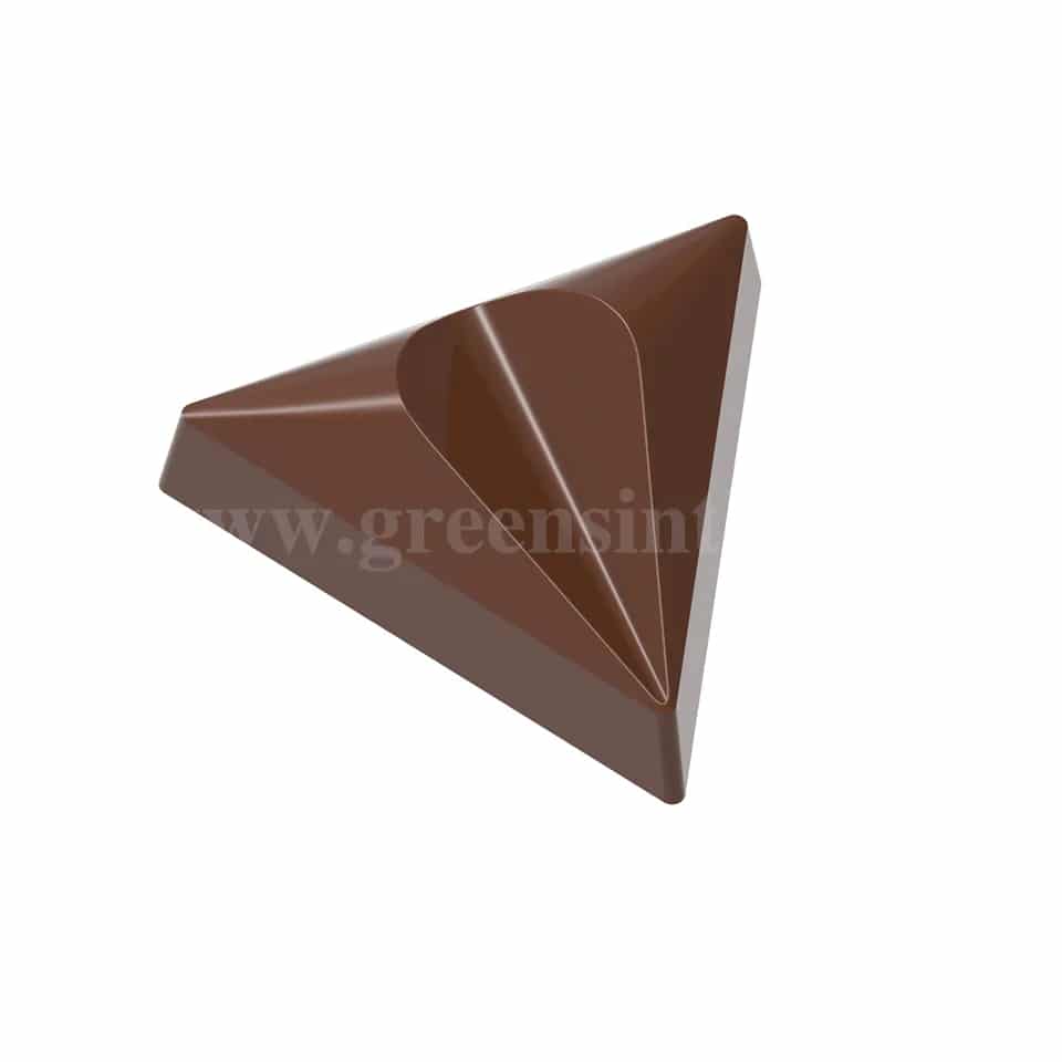 CHOCOLATE WORLD Chocolate Mould - Praline Ruby 39.5x34.5xh13.5 mm
