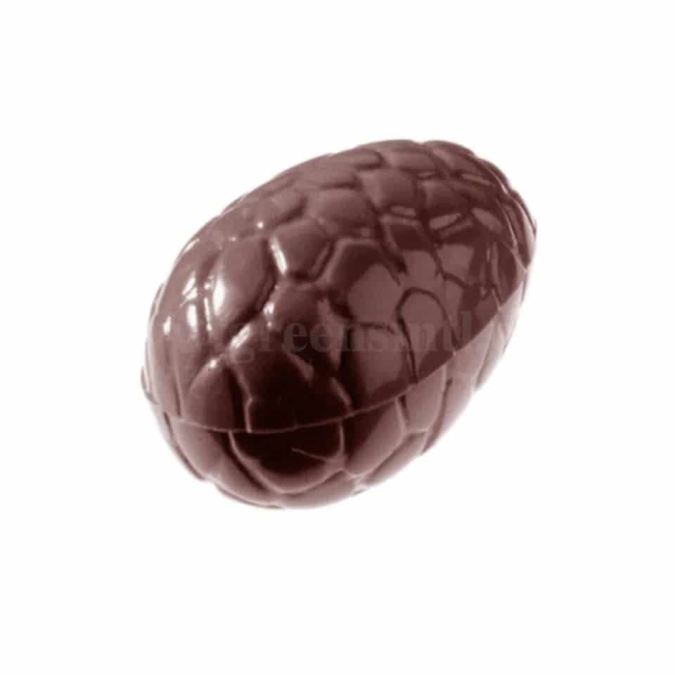 CHOCOLATE WORLD Chocolate Mould Egg Kroko 35x23xh12 mm