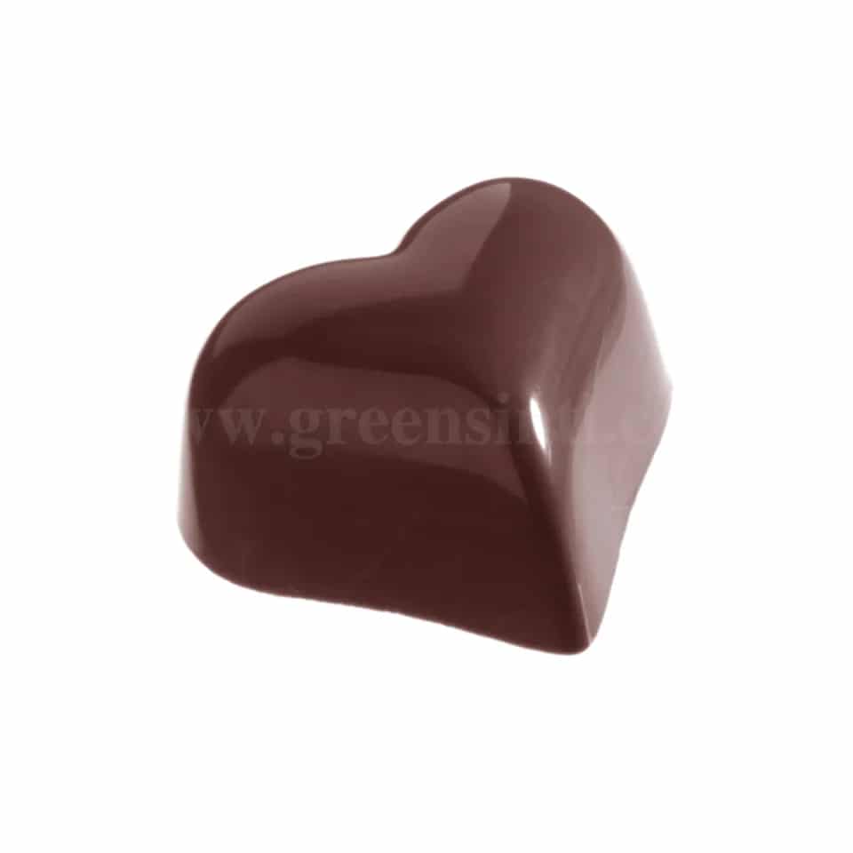 CHOCOLATE WORLD Chocolate Mould Small Puffy Heart 30x36xh19 mm