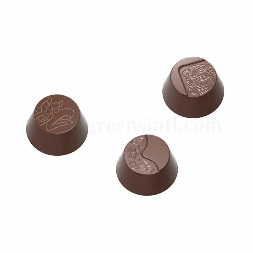CHOCOLATE WORLD Chocolate Mould Maya 29x29xh13 mm