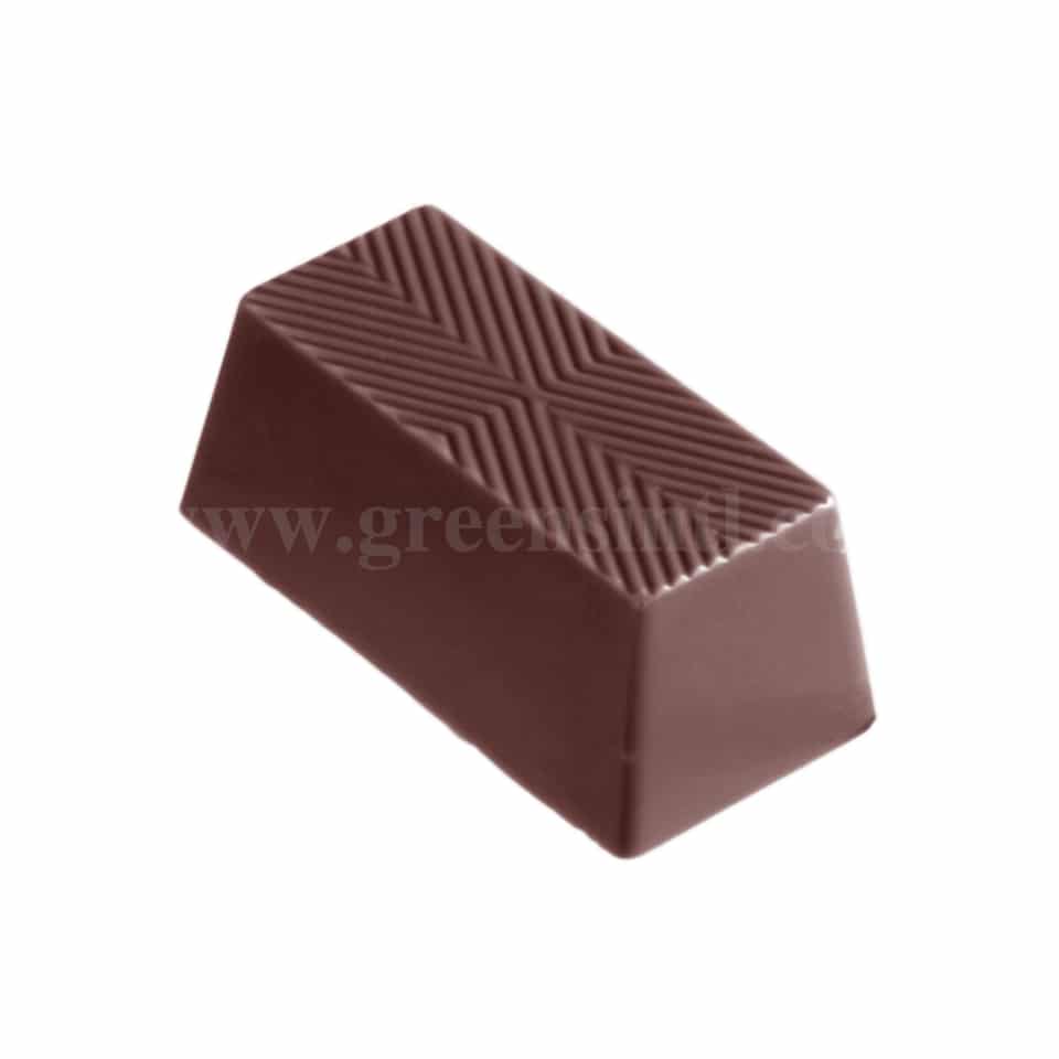 CHOCOLATE WORLD Chocolate Mould Rectangle Block 49 x 24 x h 20 mm