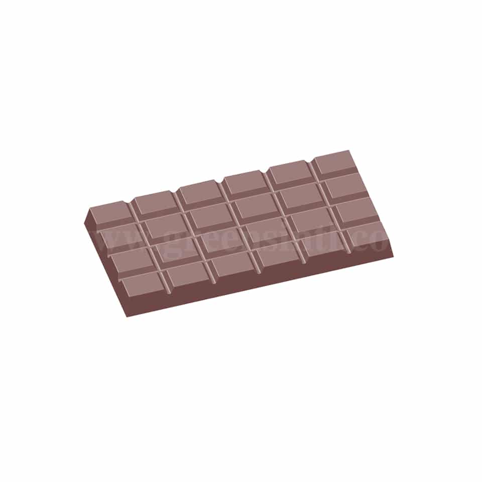 CHOCOLATE WORLD Chocolate Mould Bar 67 x 33 x h 5 mm