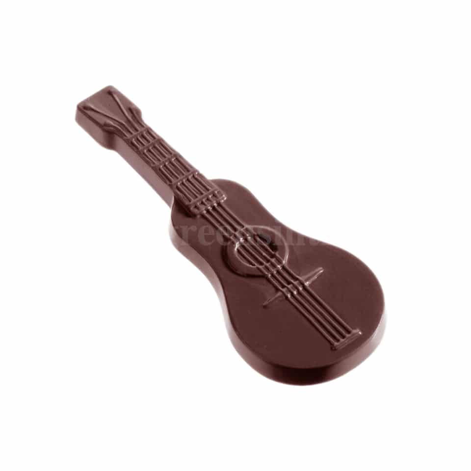 CHOCOLATE WORLD Chocolate Mould Guitar 95 x 35 x h 6 mm