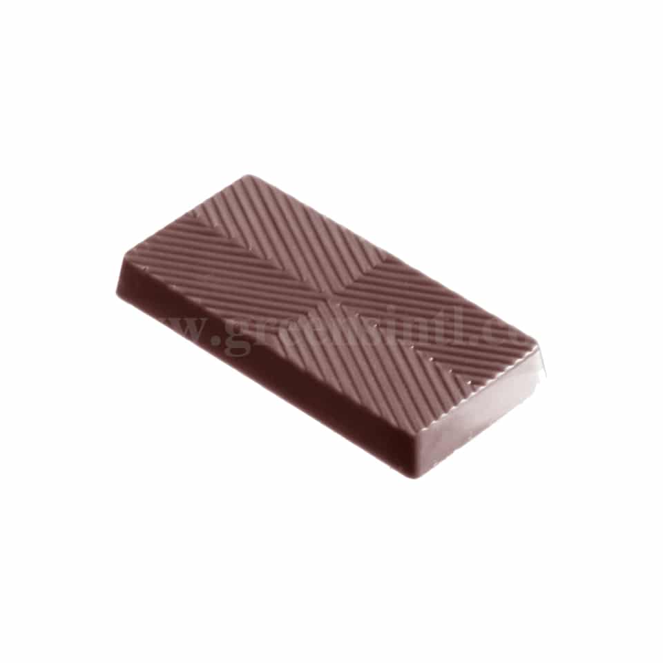CHOCOLATE WORLD Chocolate Mould Rectangle Block 49 x 24 x h 5 mm