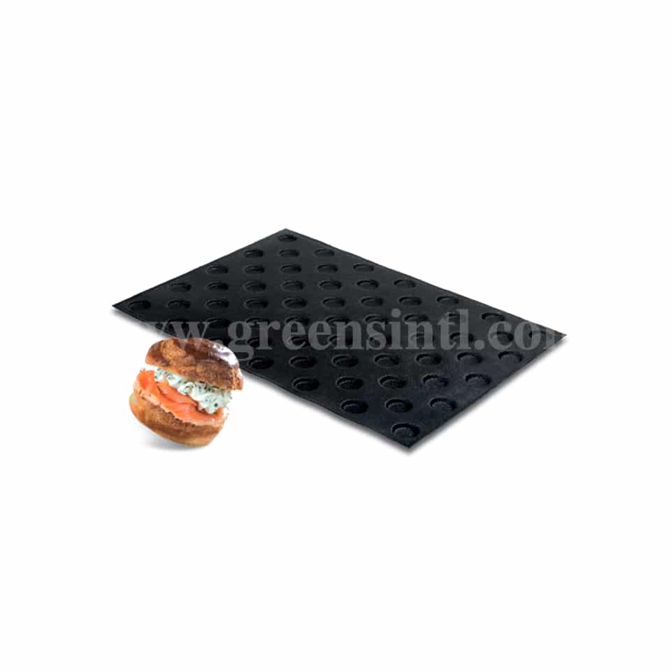 SASA DEMARLE Silform Shaped Baking Mat Baby Choux 30x5 mm, 59 Indents