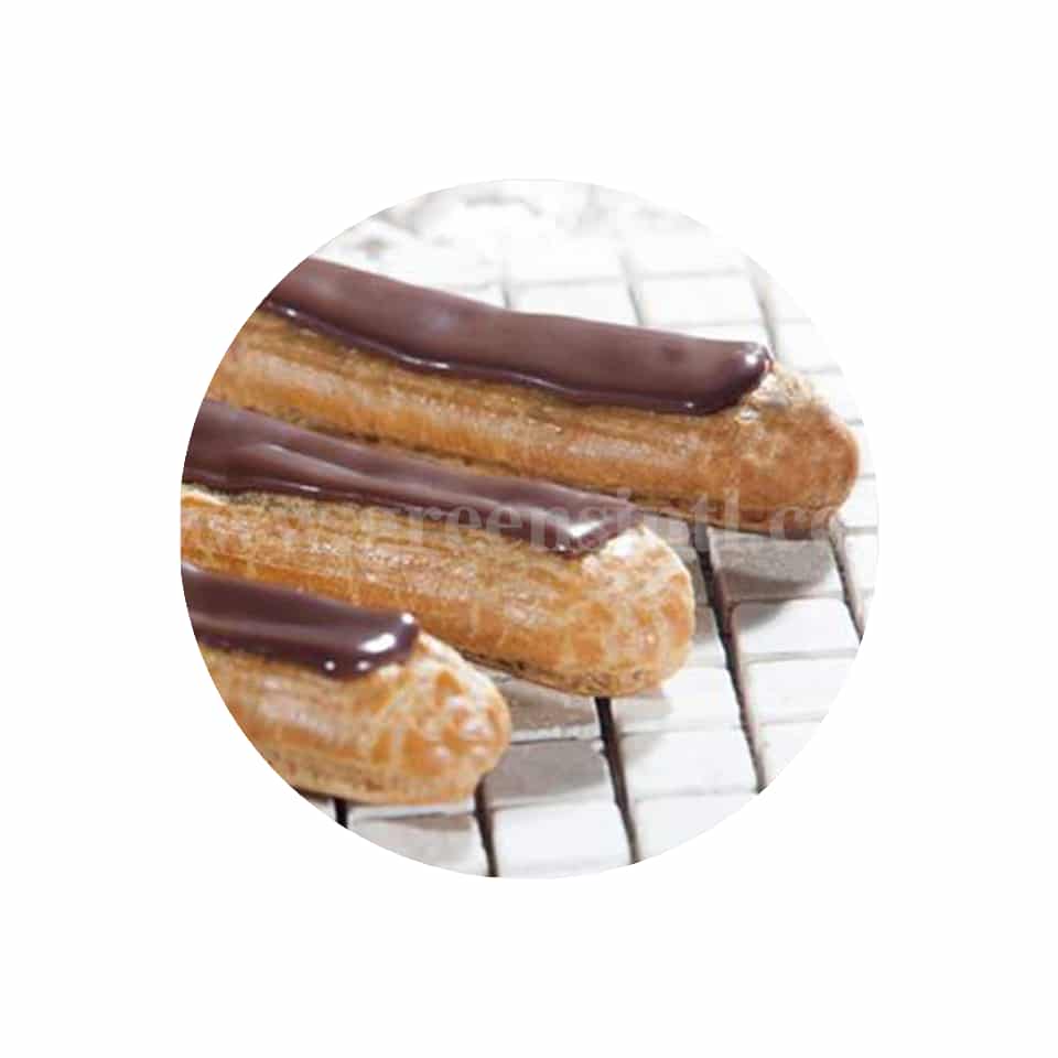 SASA DEMARLE Silform Shaped Baking Mat Eclairs 25 x 125 mm, 18 Indents
