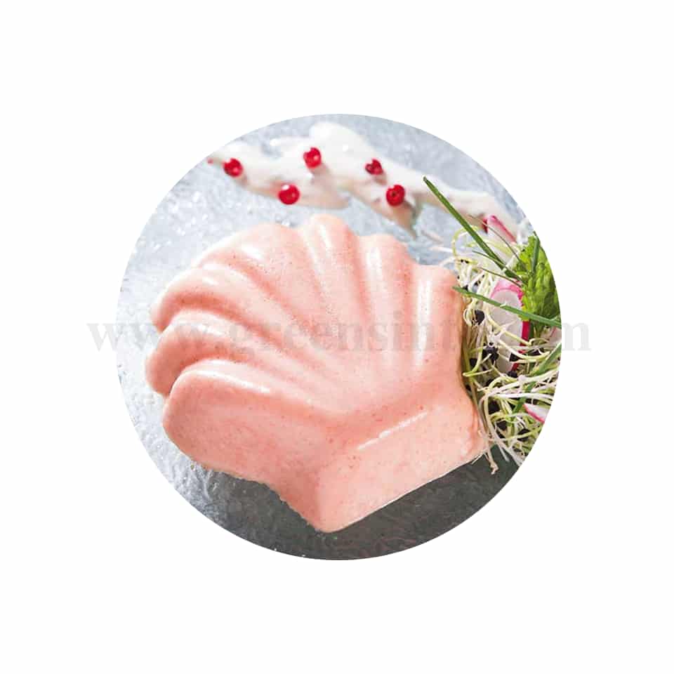 SASA DEMARLE Flexipan Scallops 80x75mm, 24 indents